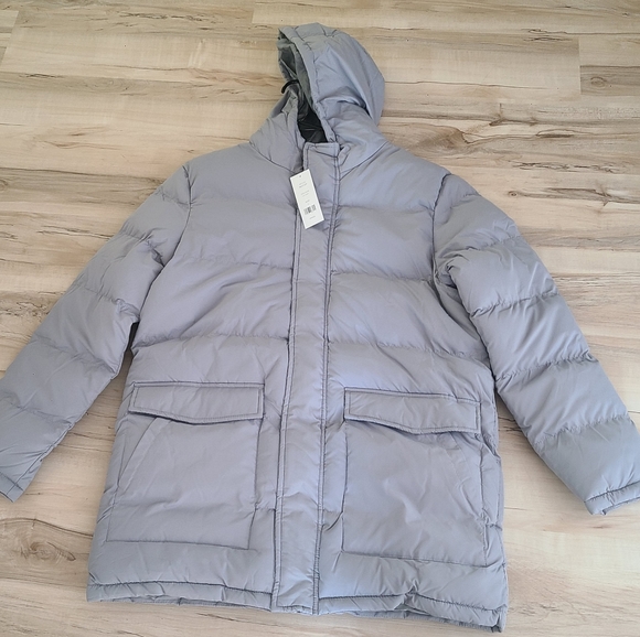 French Connection puffer for men, Grey, Size Large - Picture 2 of 5